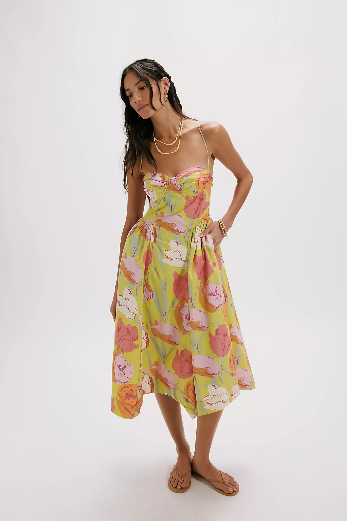 Cherish Printed Midi Dress | Free People (Global - UK&FR Excluded)