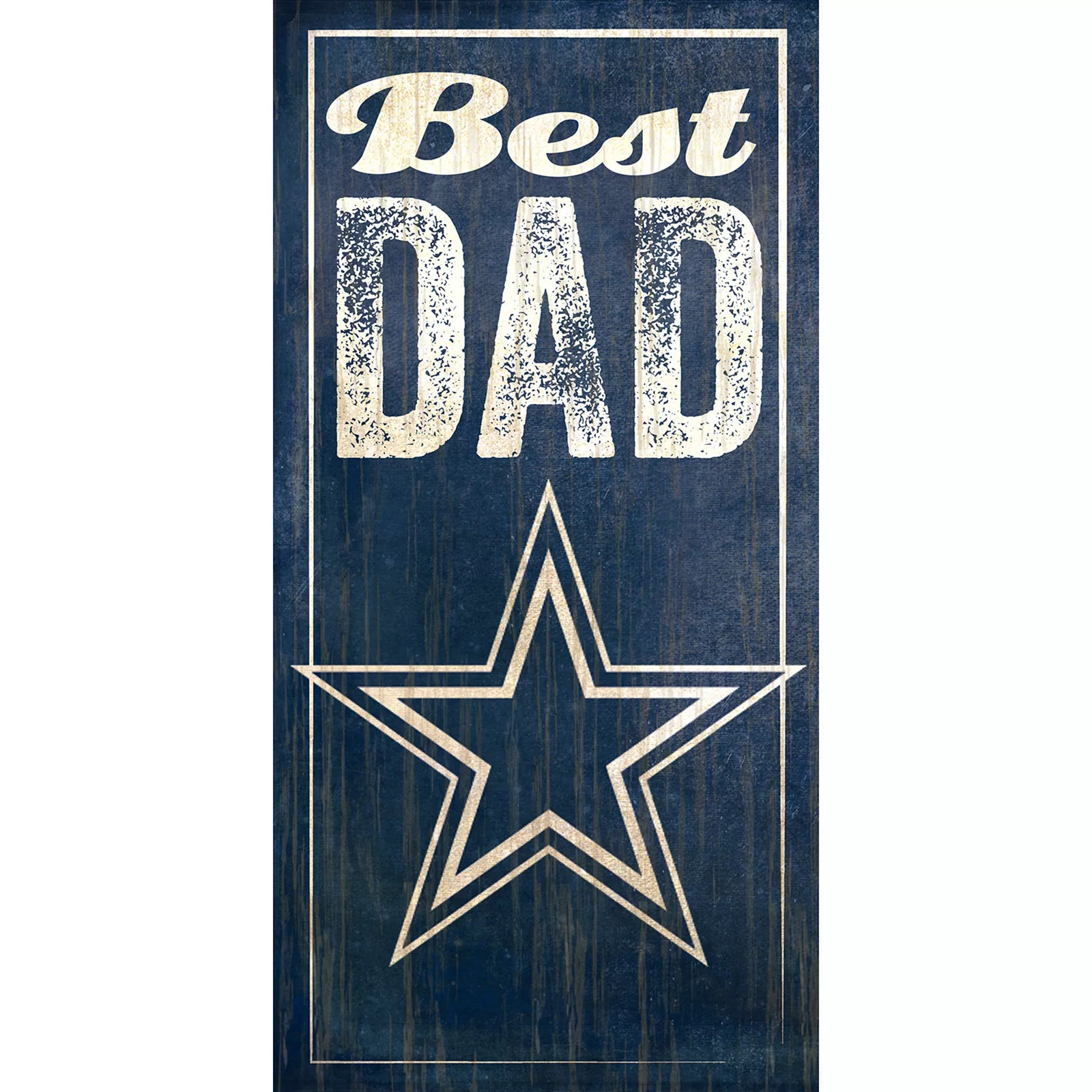 Dallas Cowboys Best Dad Sign, Multi | Kohl's