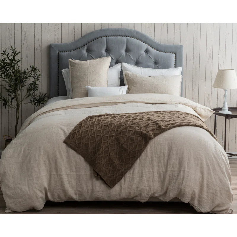 Boonie Linen Reversible Duvet Cover Set | Wayfair North America