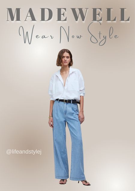 Madewell's The Harlow Wide-Leg Jean: Airy Denim Edition, the perfect gift to celebrate Mother's Day in style. Whether she's running errands or enjoying brunch with loved ones, these jeans are sure to become her new favorite go-to piece. Pair them with a simple tee and sneakers for a casual look, or dress them up with a blouse and heels for a more polished ensemble.

#LTKxMadewell #LTKmidsize #LTKover40