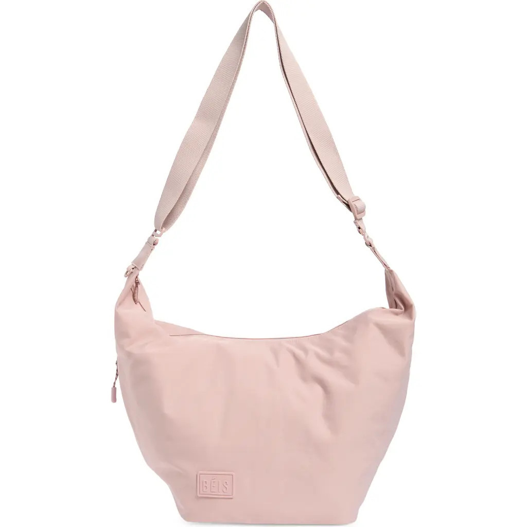 Béis The Crescent Catchall Crossbody Bag in Atlas Pink at Nordstrom | Nordstrom