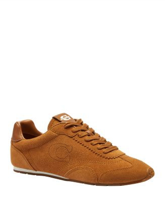 COACH Women's Suede Flat Sneakers | Bloomingdale's Shoes | Bloomingdale's (AU)