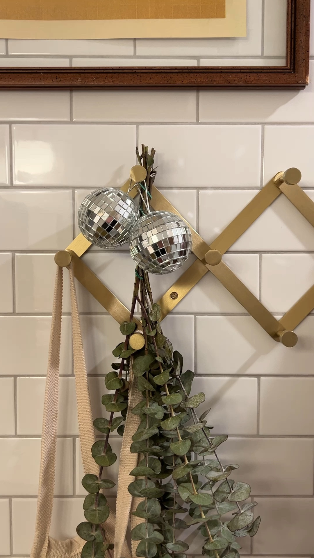 Brass accordion coat rack. Brass towel hooks. Bathroom decor. Whimsical decor.

#LTKFindsUnder50 #LTKVideo #LTKHome