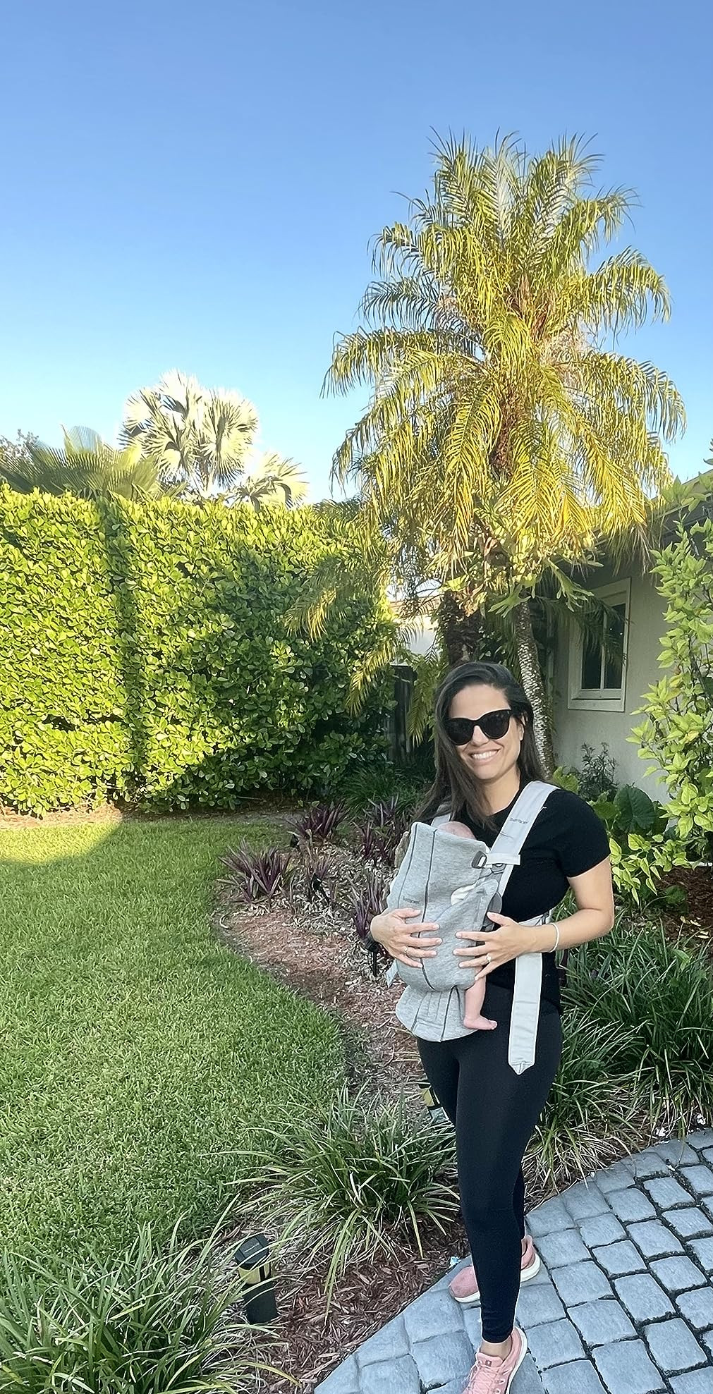 BabyBjörn Baby Carrier Mini, 3D Jersey, Light Gray | Amazon (US)