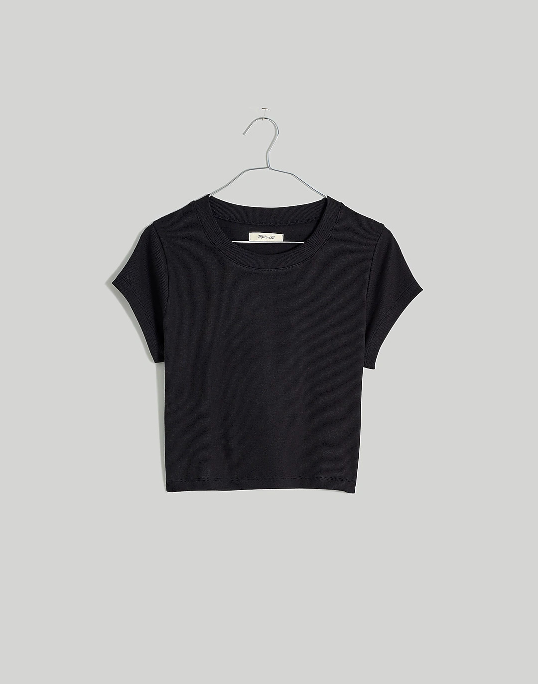 Brightside Rib Crop Tee | Madewell