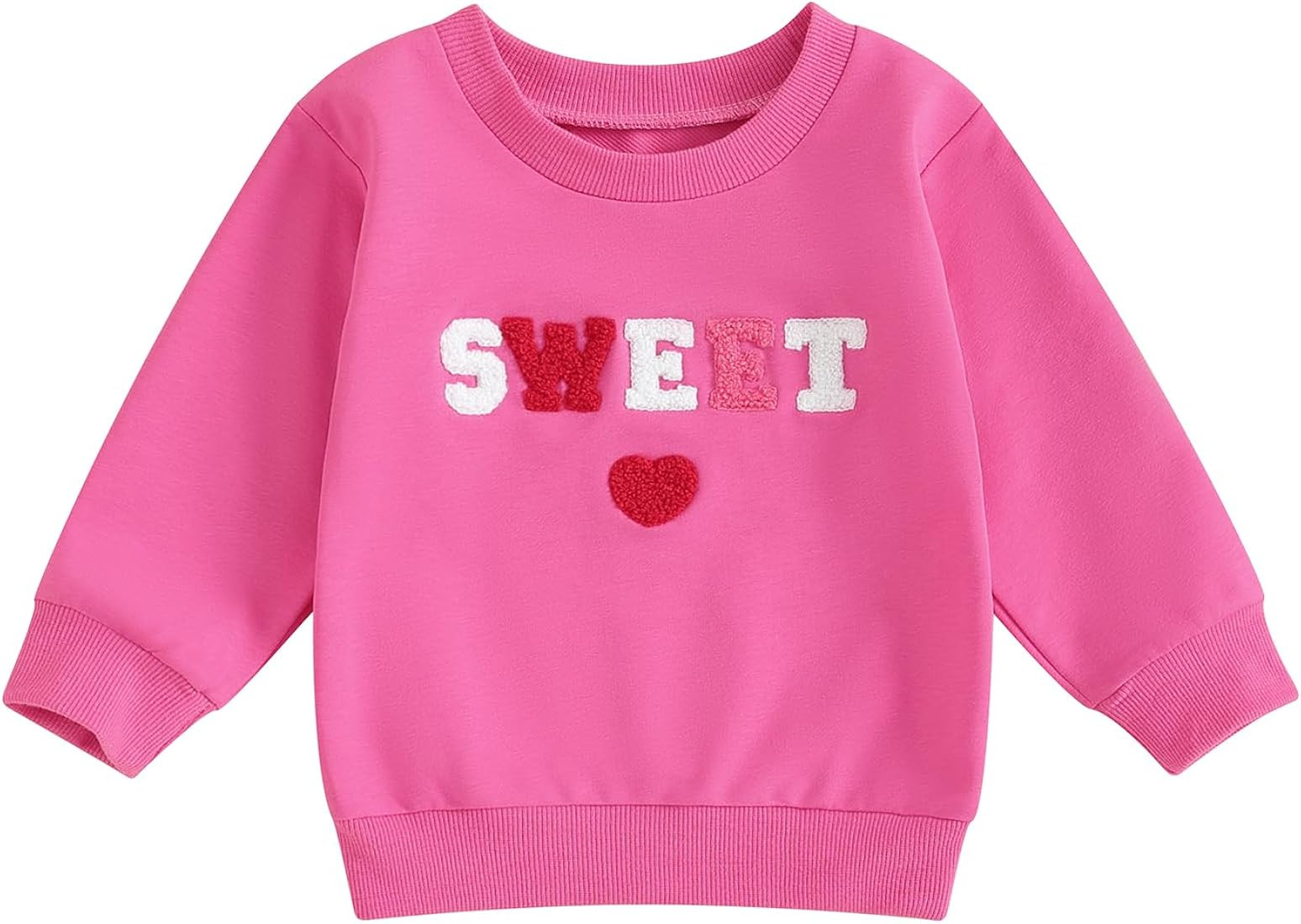 Toddler Girl Valentines Outfit Kiss Me Shirts Crewneck Sweatshirt Pullover Tops Infant Baby Sprin... | Amazon (US)