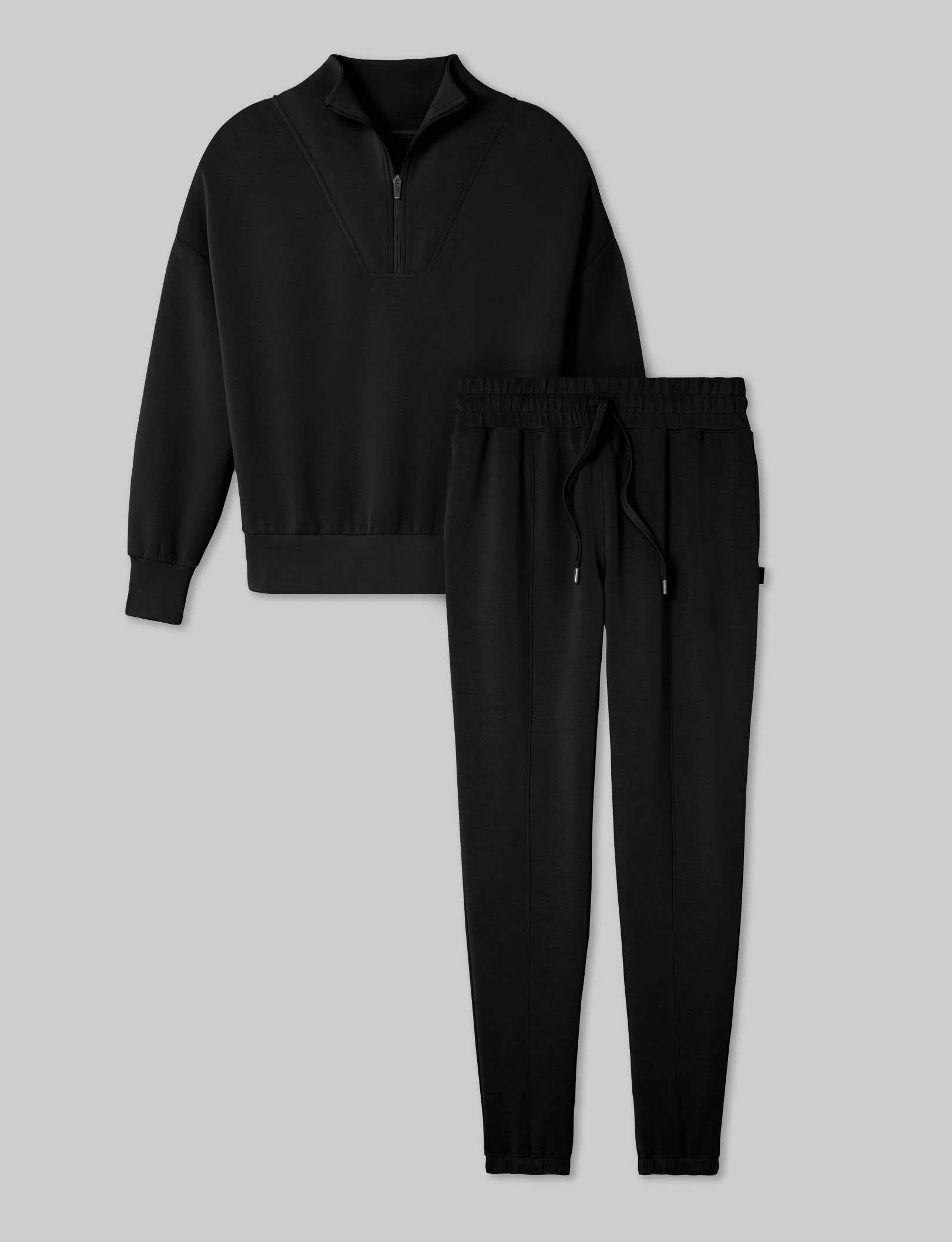 Women's Luxe Traveler Knit Quarter Zip & Jogger Set | Tommy John