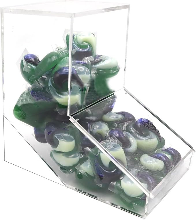 Laundry Pods Dispenser,Acrylic Candy Dispenser with Lids,Clear Dishwasher Pods Container,Laundry ... | Amazon (US)
