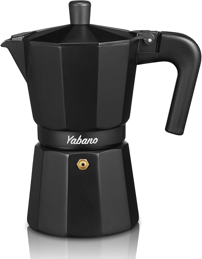 Yabano Stovetop Espresso Maker, 6 Cups Moka Coffee Pot Italian Espresso for Gas or Electric Ceram... | Amazon (US)