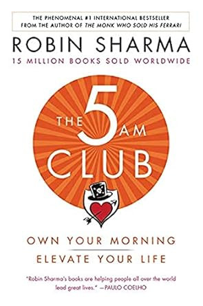 The 5AM Club: Own Your Morning. Elevate Your Life.      Paperback – International Edition, Dece... | Amazon (US)
