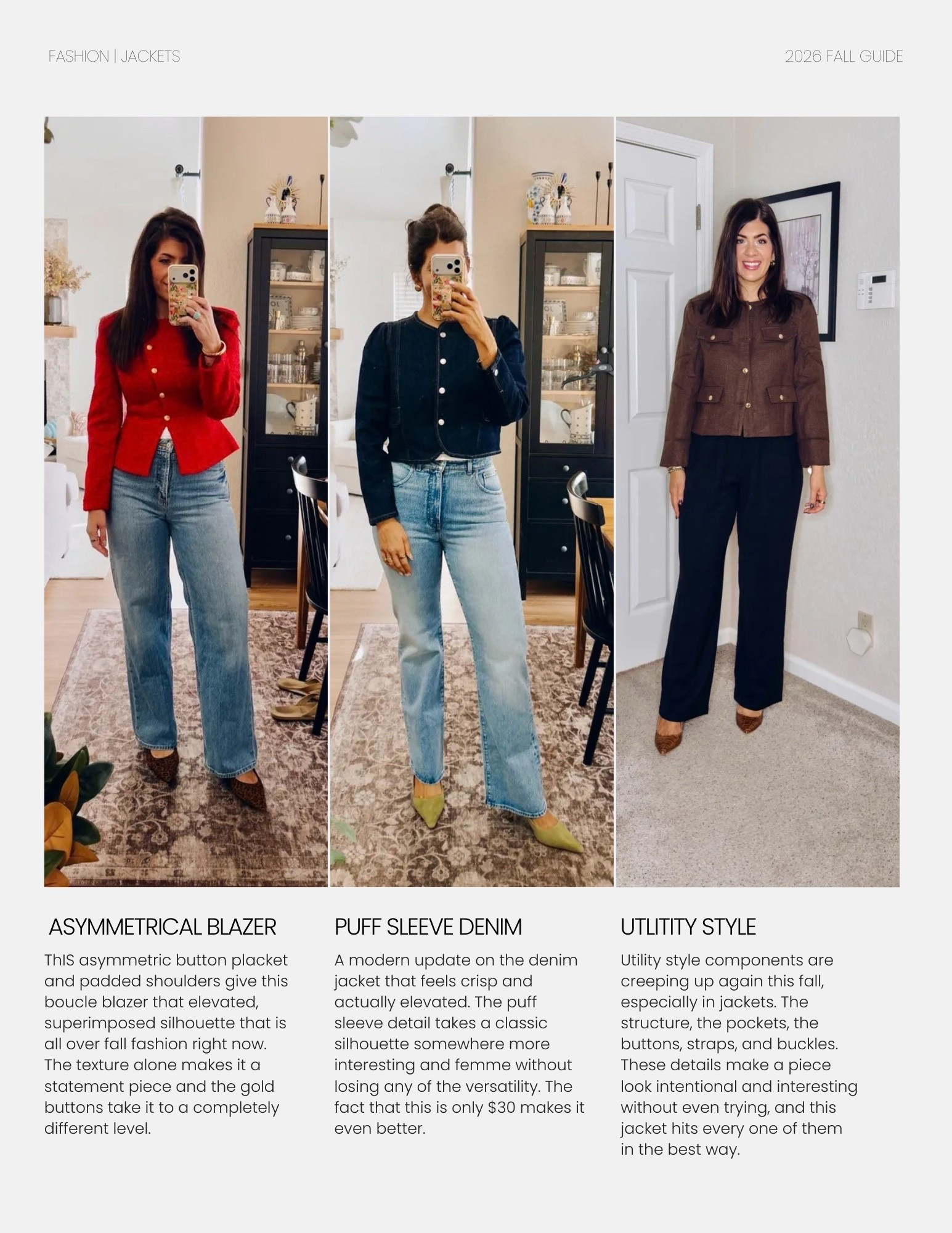 Fall guide to jackets I'm loving! midsize, trendy fall, fall fashion, midsize fall fashion, fall jackets, midsize fall jackets,

#LTKMidsize #LTKSeasonal #LTKootd