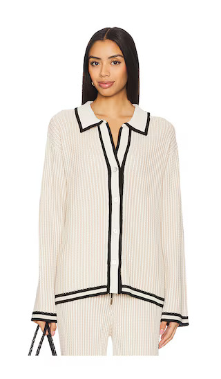 The Josefina Knit Shirt in Clay | Revolve Clothing (Global)