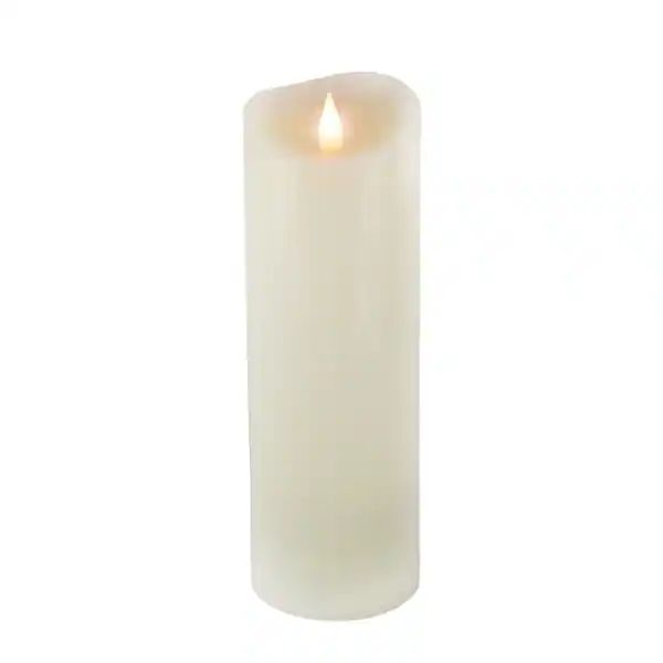 HGTV Home Collection 9 in Heritage Real Motion Real Motion Flameless Candle With Remote, Ivory, L... | Bed Bath & Beyond