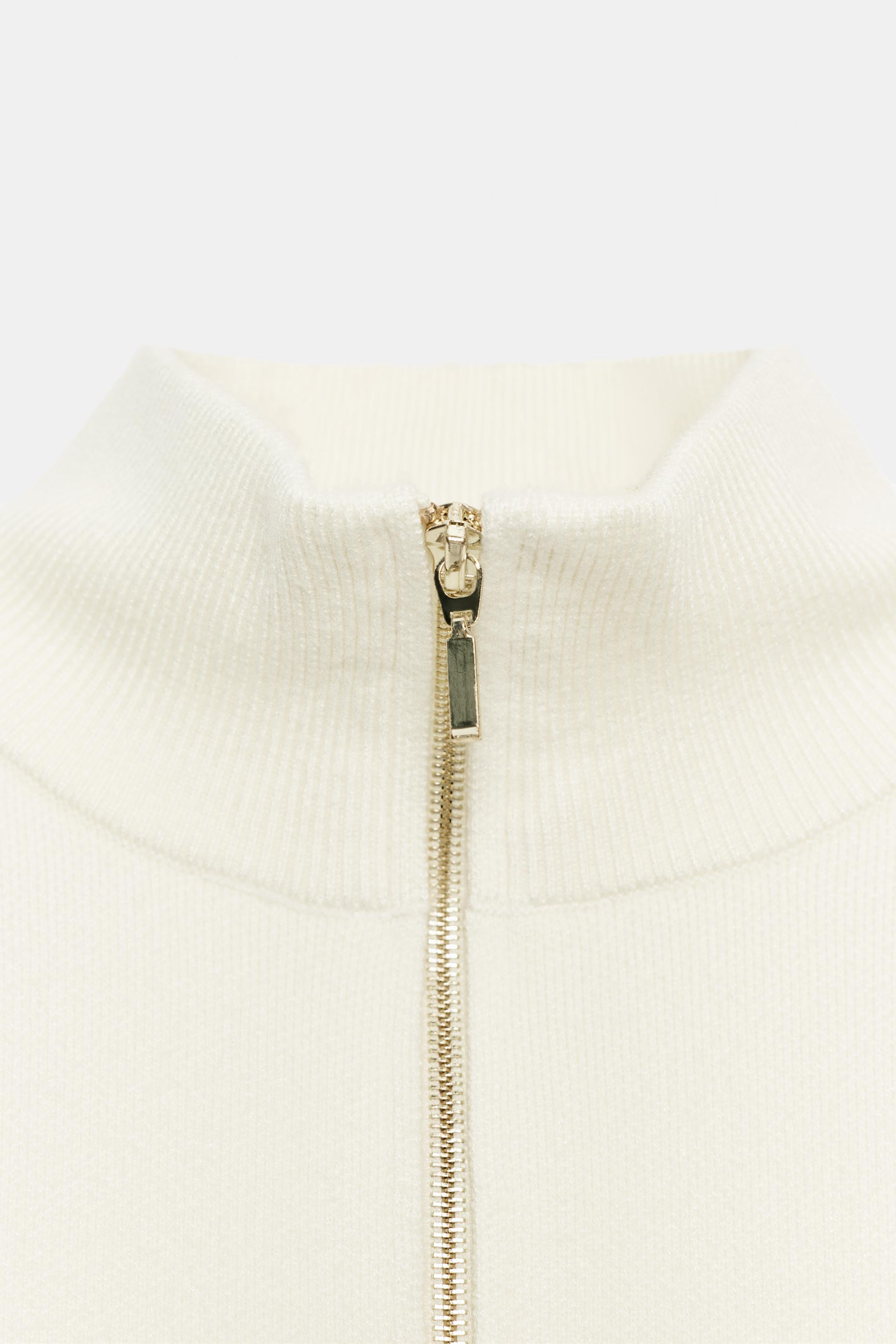 HIGH NECK KNIT JUMPER | Zara UK
