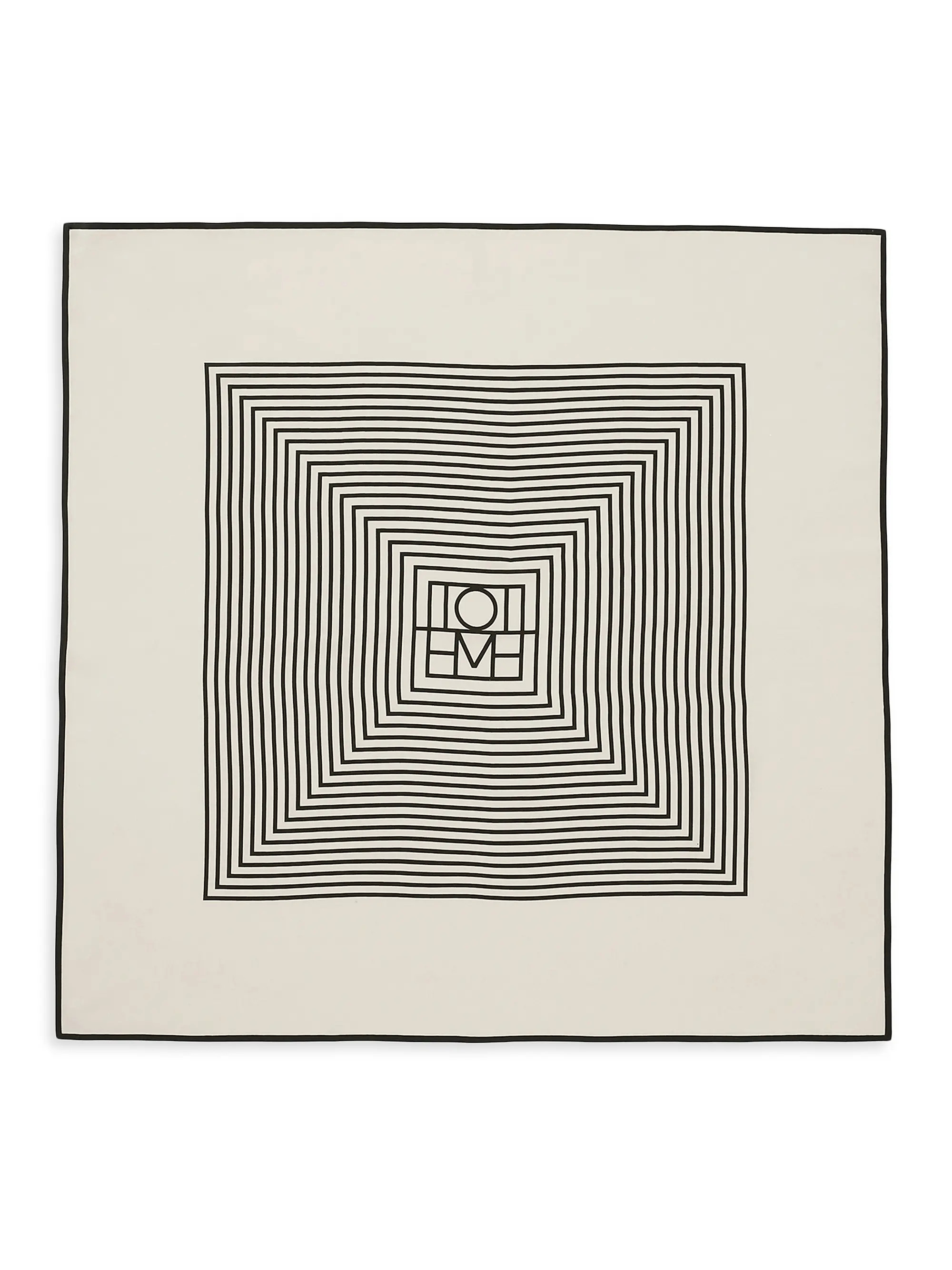 Centered Monogrammed Silk Scarf | Saks Fifth Avenue