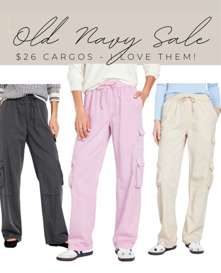 OBSESSED with these lightweight cargos ON SALE for $26 at old navy.  They  are perfect for spring and lightweight though to wear in summer! 

#LTKfindsunder50 #LTKmidsize #LTKover40