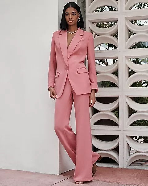 Light pink sales boyfriend blazer