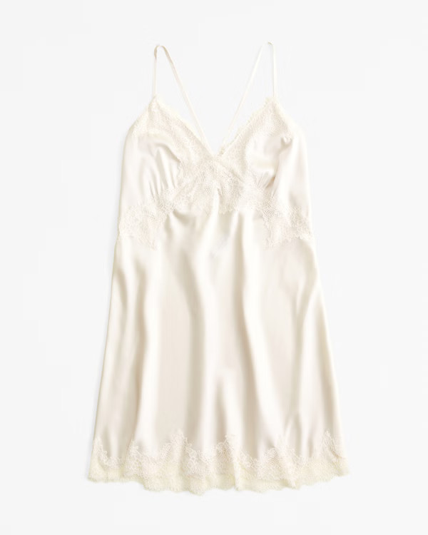 Lace and Satin Nightie | Abercrombie & Fitch (US)