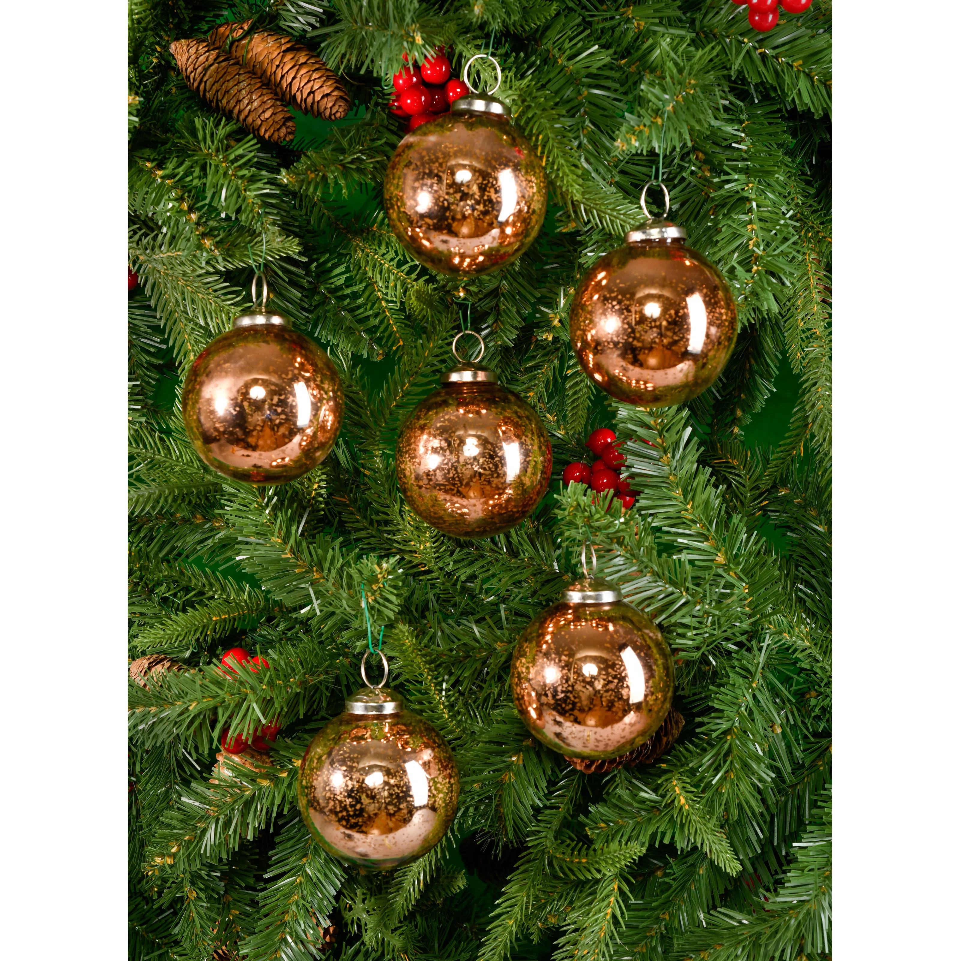 Decorative Glass Ball Ornament (Set of 6) | Wayfair North America