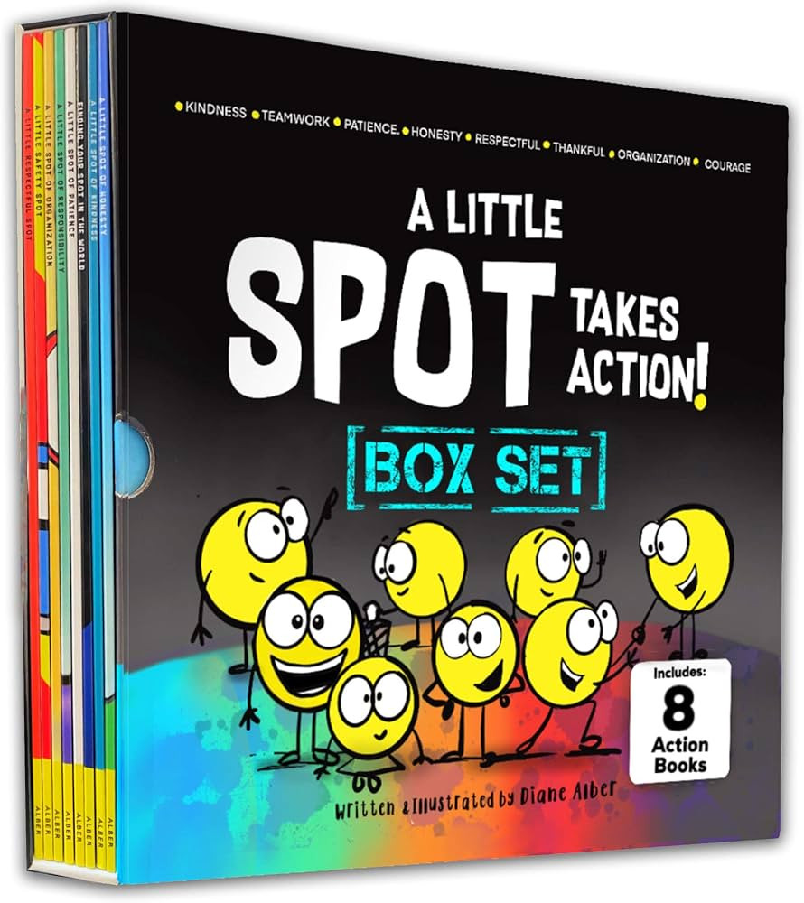 A Little SPOT Takes Action! 8 Book Box Set (Books 9-16: Kindness, Responsibility, Patience, Respe... | Amazon (US)