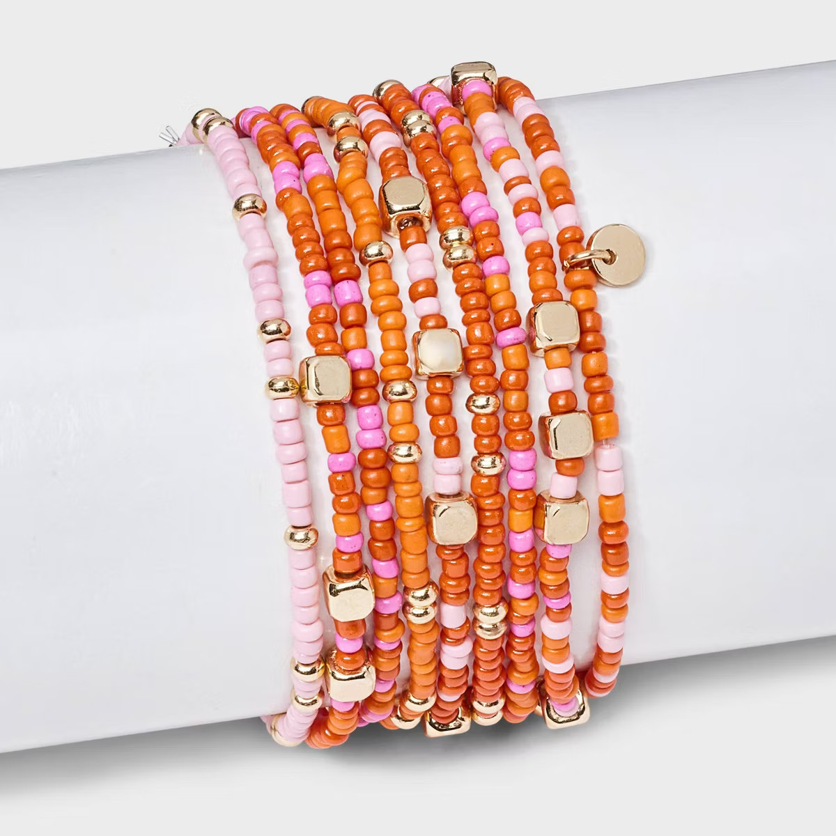 Mixed Cubed Beaded Bracelet Set 9pc - Universal Thread™ | Target