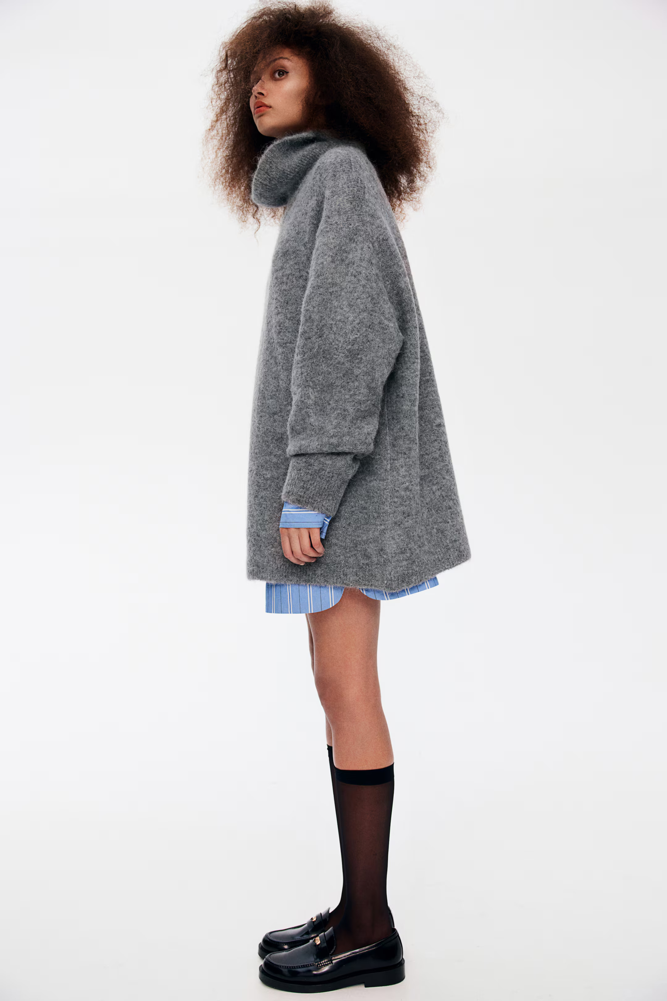 Alpaca-blend turtleneck jumper | H&M (UK, MY, IN, SG, PH, TW, HK)