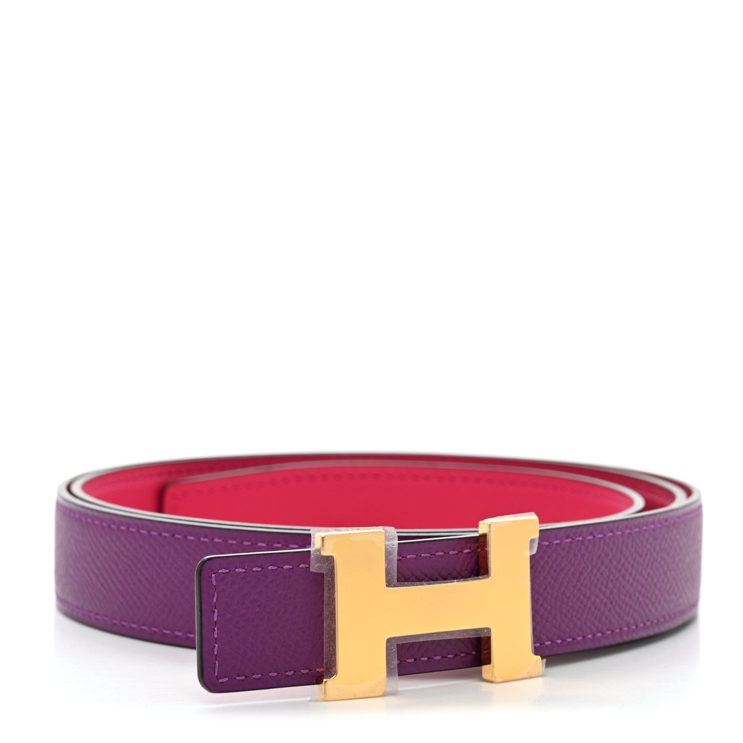 Epsom Swift 32mm H Belt 90/36 Rose Mexico Anemone | FASHIONPHILE (US)