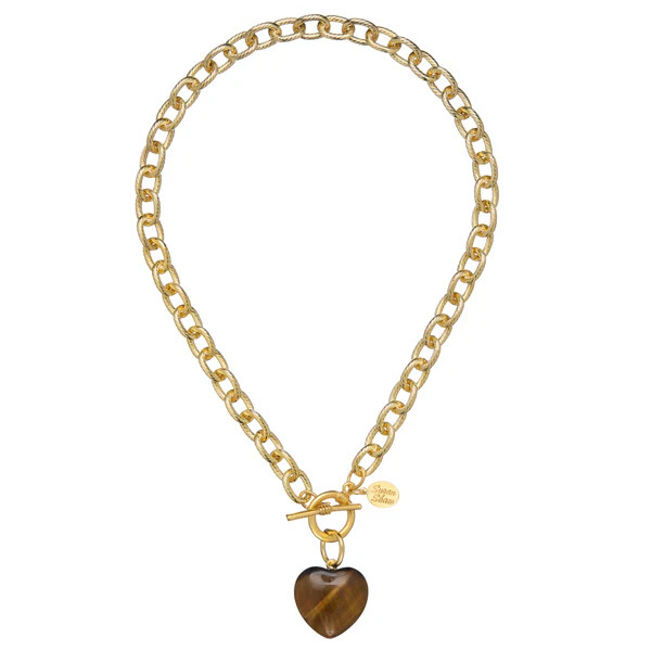 Stone Heart Toggle Necklace | Susan Shaw