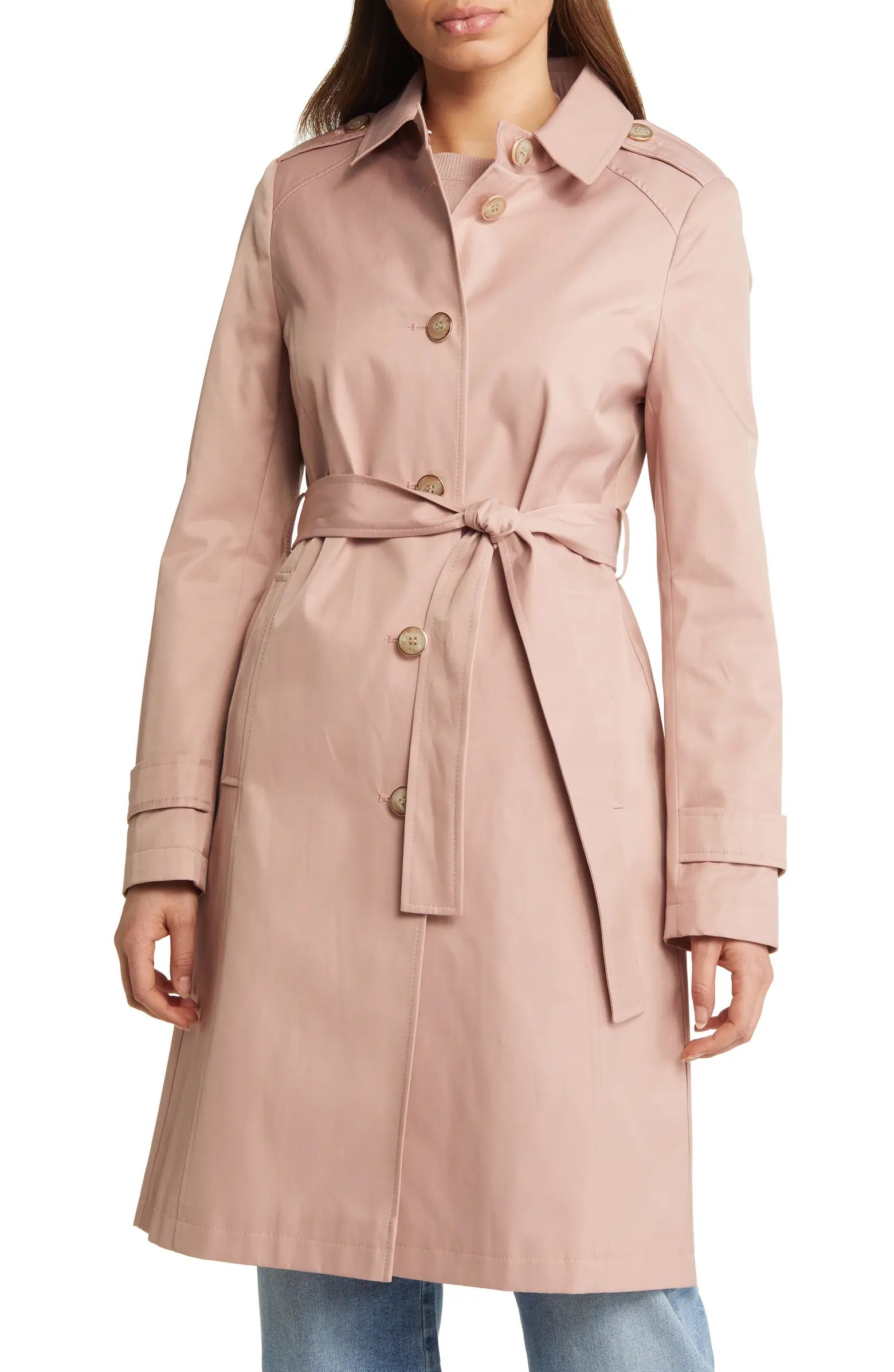 Via Spiga Water Repellent Trench Coat | Nordstrom | Nordstrom