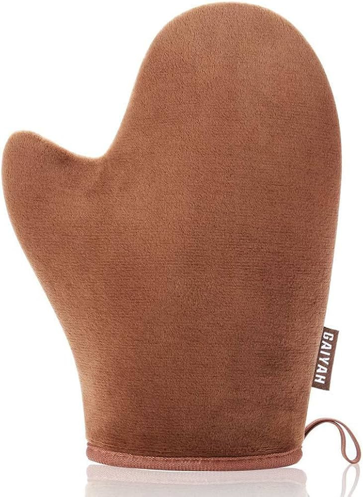 GAIYAH Self Tanning Mitt Applicator With Thumb, Ultra Soft and Hypoallergenic Tanning Glove for A... | Amazon (US)