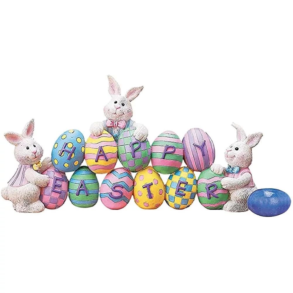 RainBow Tree Easter Spring Bunny Decoration Tabletop Easter Decorations Cute Craft Easter Bunny F... | Walmart (US)