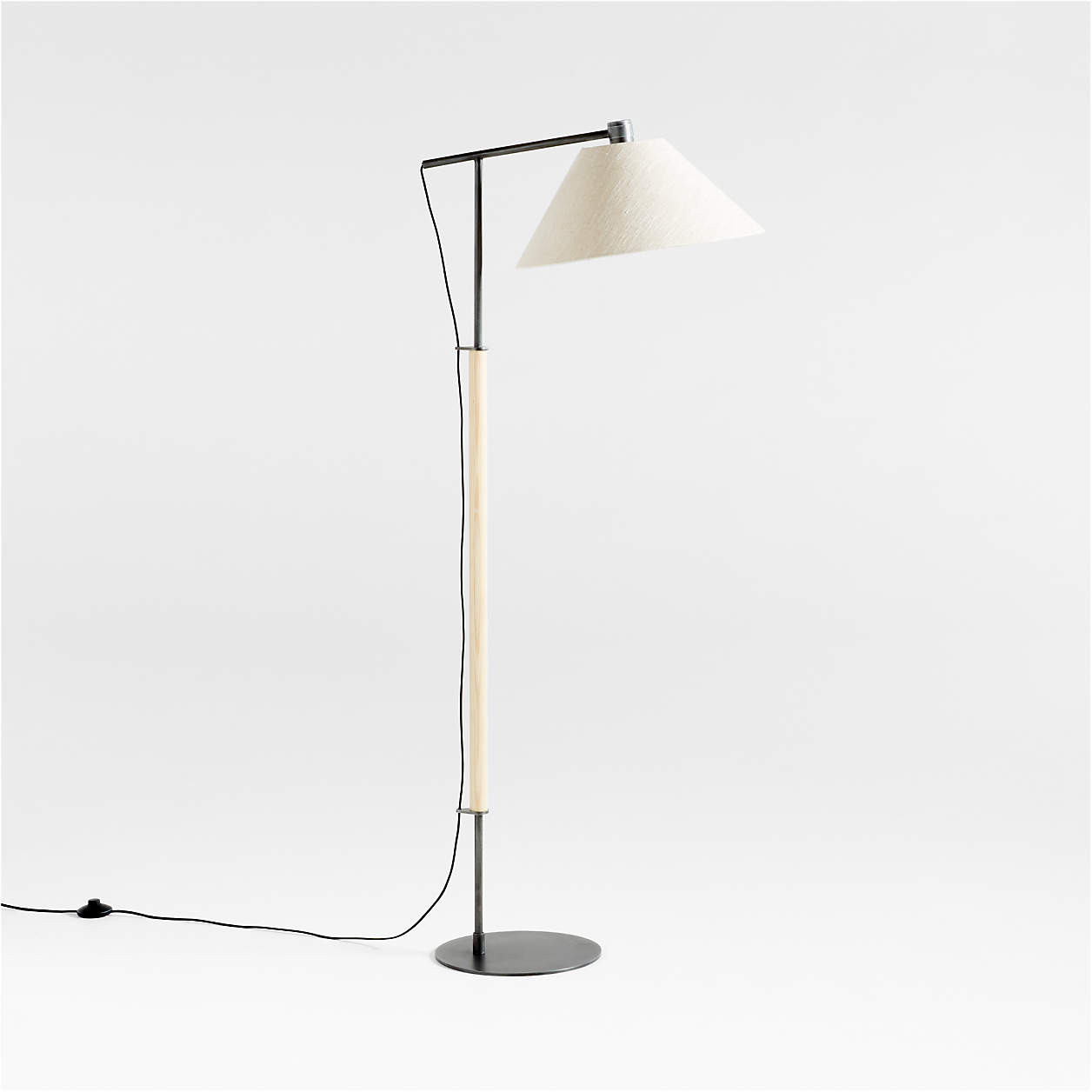 Luka Petite Directional Floor Lamp + Reviews | Crate & Barrel | Crate & Barrel