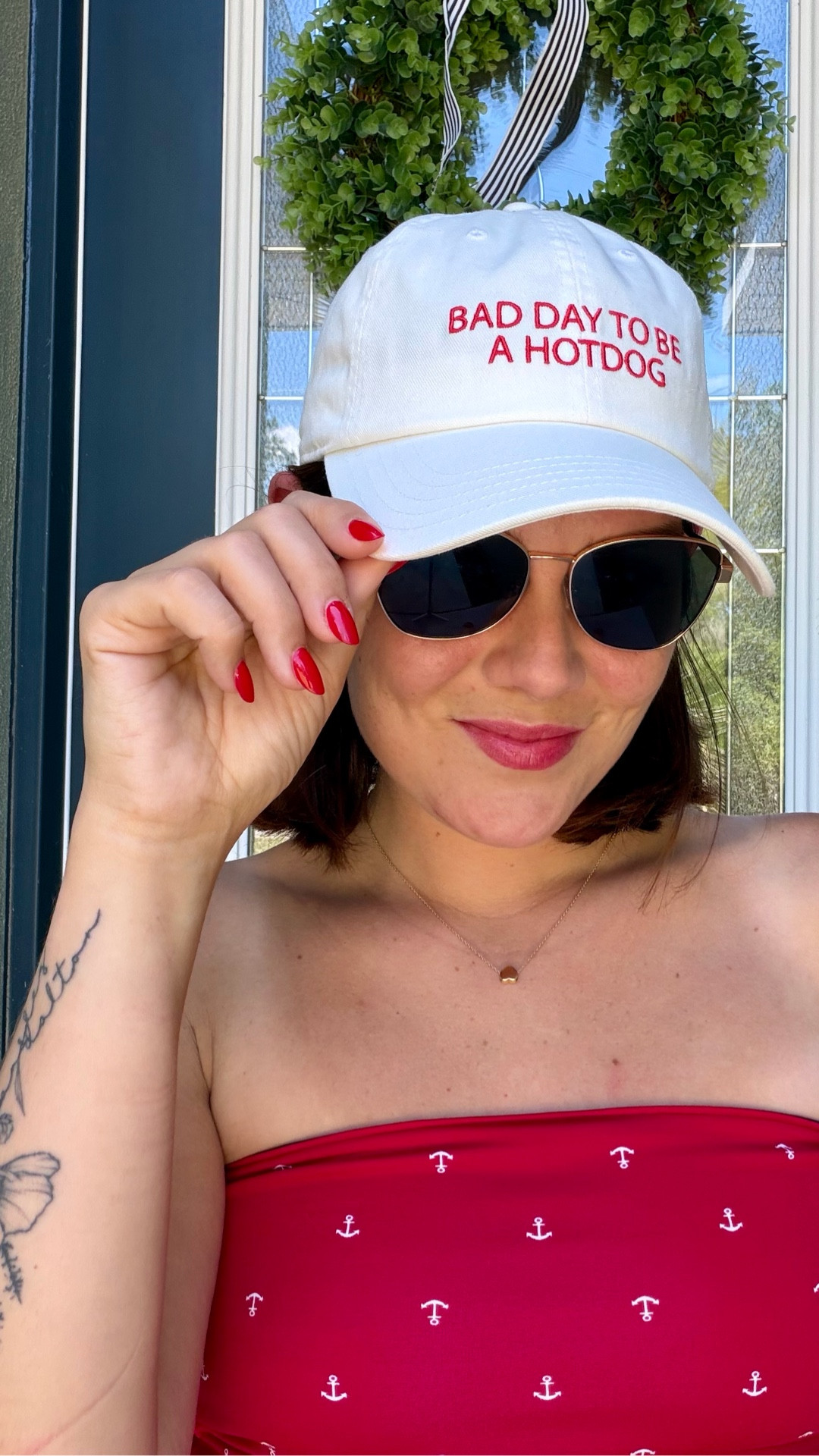 So many new @target finds and this tube top is only $10!! ⚓️❤️

#ltkootd #ltkseasonal #tallfashion #momsofinstagram #fyp