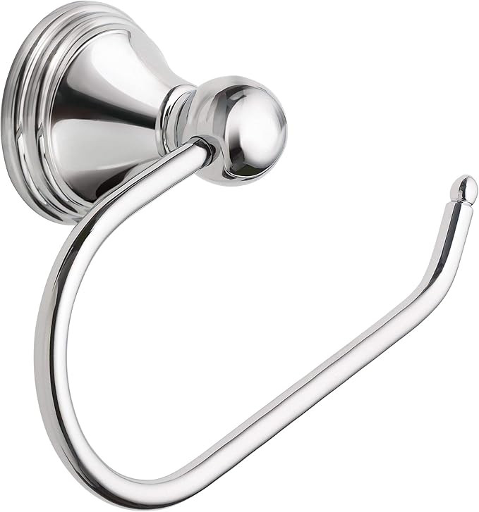 Moen DN8408CH Preston Collection Single Post Toilet Paper Holder, Chrome | Amazon (US)