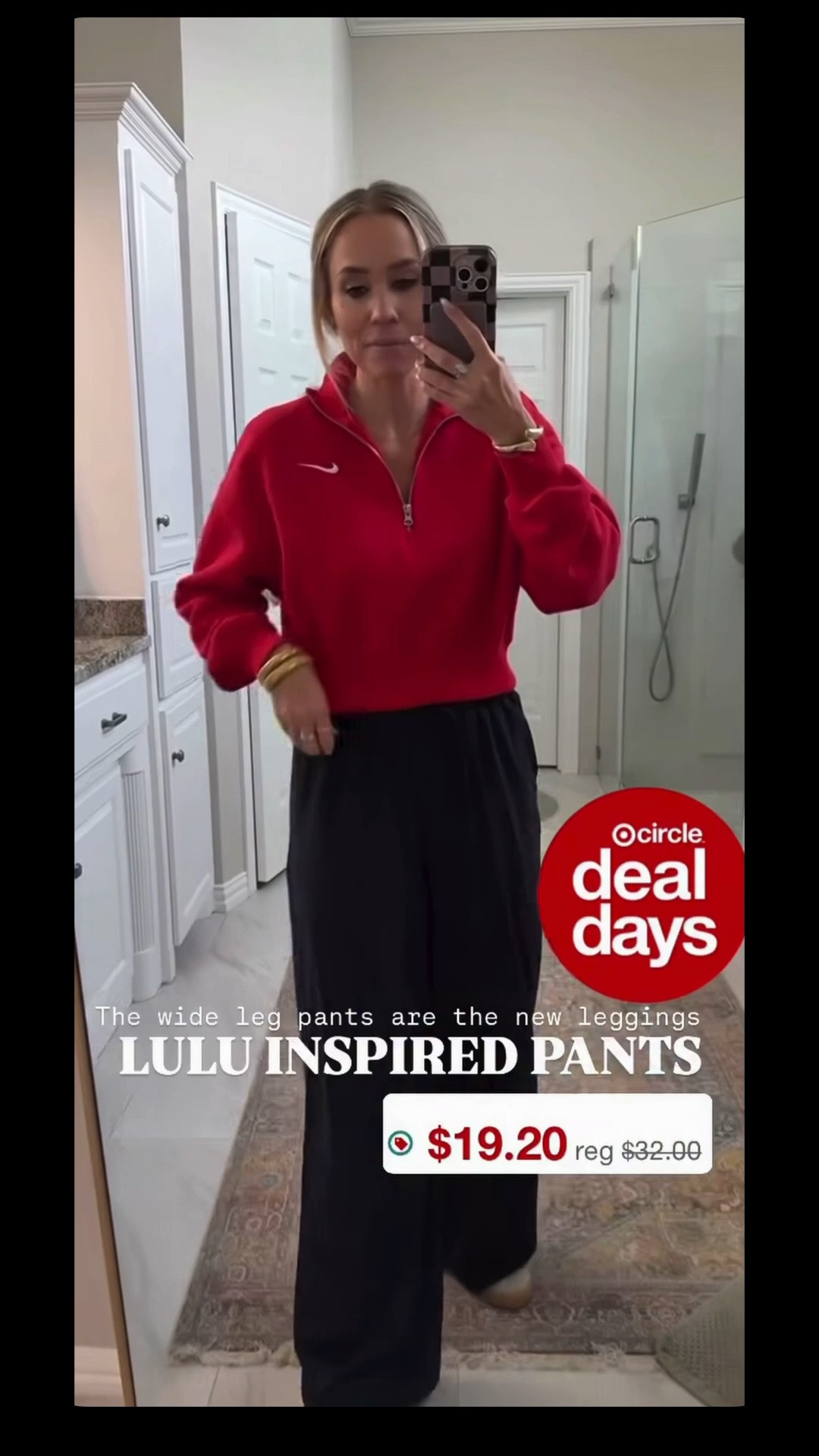 ✨SCROLL TO SHOP✨
If you don’t own wide leg, light weight pants yet WHAT ARE YOU WAITING FOR? These will be a closet staple, bc this style of pants are the new leggings. I pair with jackets or tees. I love wearing platform shoes with them too. Gives you legs for dayssss. 
CANT BELIEVE THESE ARE ONLY $19 today! 

Wearing size s / my tts 
5’5” | 120 ish lbs | size 27 (4)