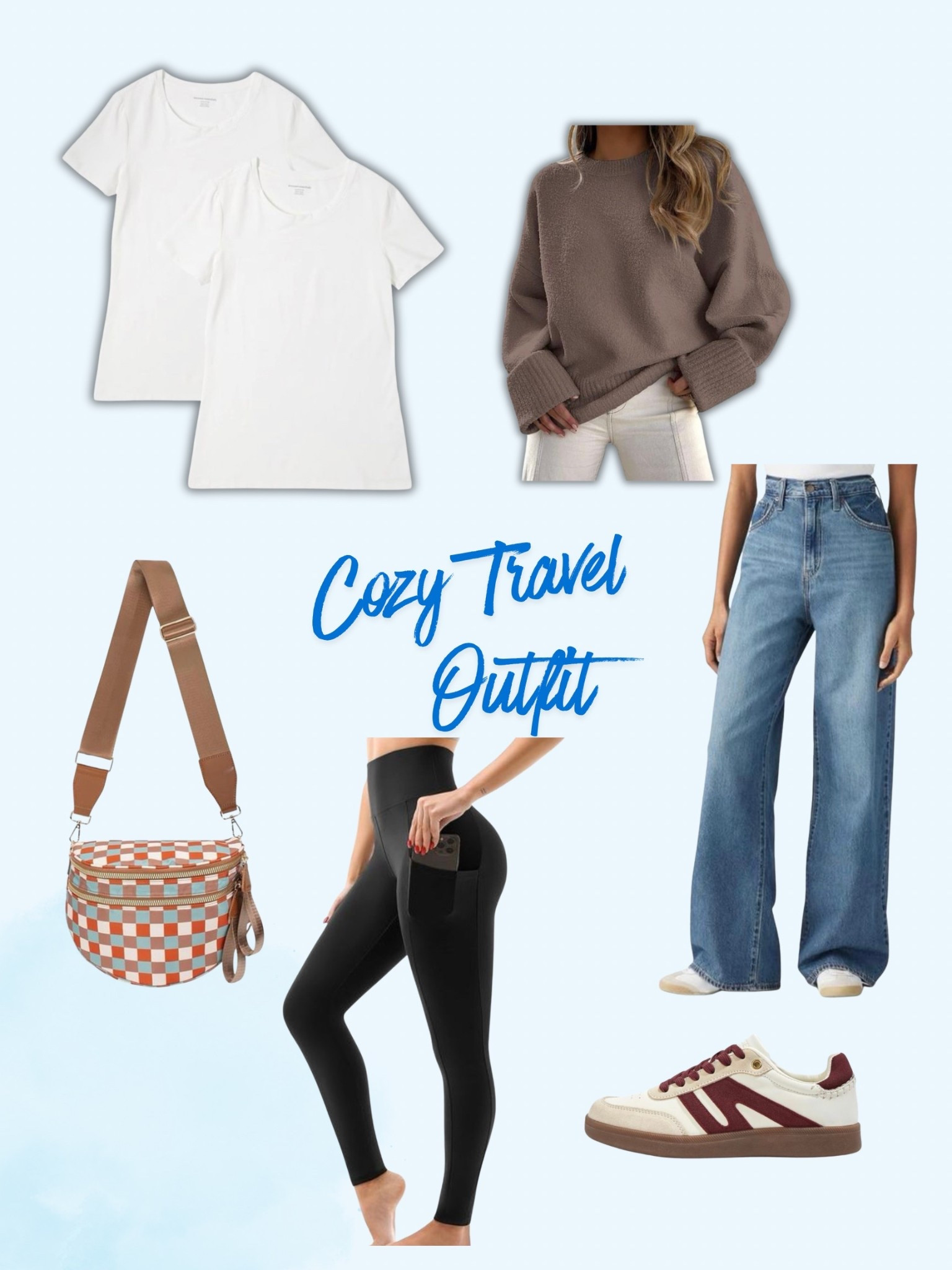 Cozy travel outfit 🤍 easy, comfy & airport-approved

#LTKootd #LTKMidsize #LTKTravel