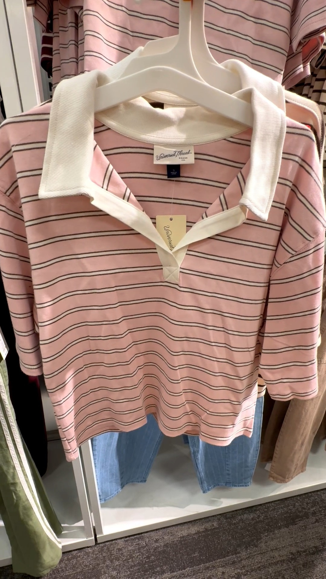 Target Polo Striped Top | Rugby Style Tee | Fall Outfit

#LTKSeasonal #LTKootd