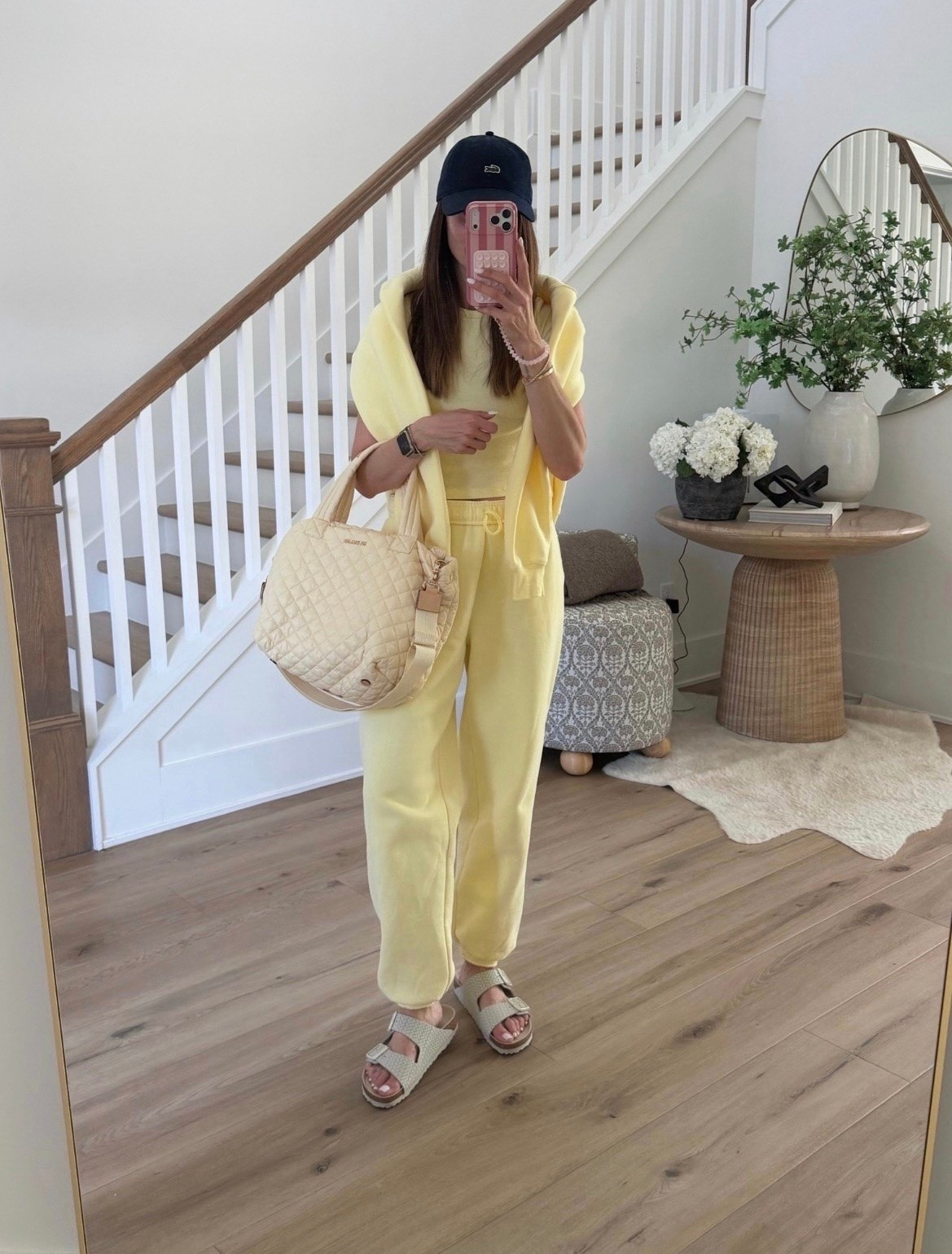 This butter yellow lounge set is giving sunshine in outfit form. It’s soft, comfortable, and perfect for everything from travel days to running errands, plus the matching sweatshirt makes it easy to throw on.

Butter yellow set, Lounge set, Travel outfit, Airport style, Matching set, Casual outfit, Summer athleisure, Comfortable style, Everyday essentials, Cozy outfit, Weekend wear, Annabrstyle

#LTKootd #LTKSeasonal #LTKTravel
