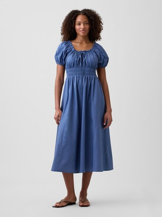 Puff Sleeve Maxi Dress | Gap Factory