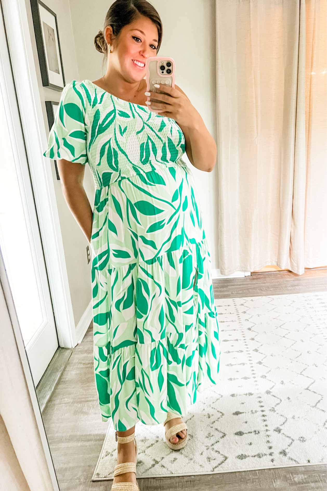 One shoulder dress, summer maxi dress, resortwear, vacation outfit 

Wearing a large, pockets, bump friendly 

#LTKunder50 #LTKbump #LTKtravel