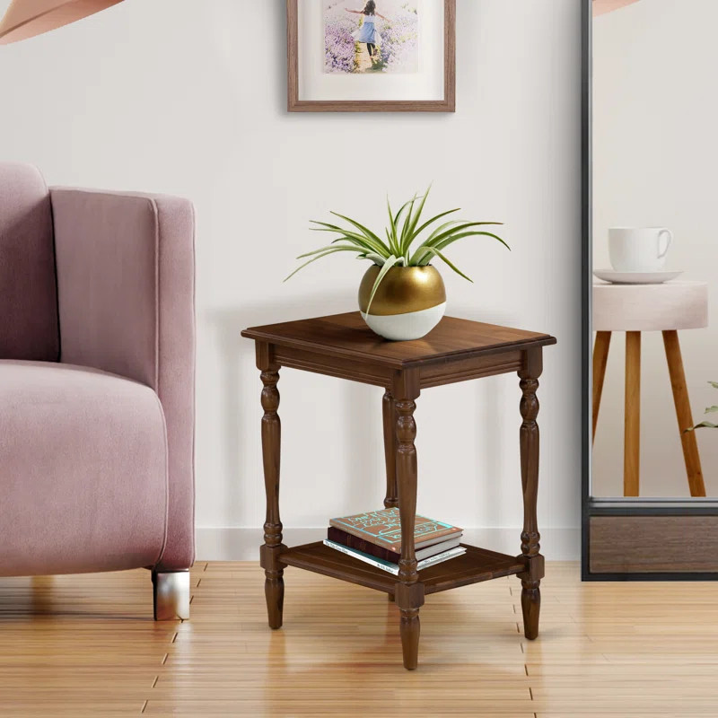 Alperton 24'' Tall Solid Wood End Table | Wayfair North America