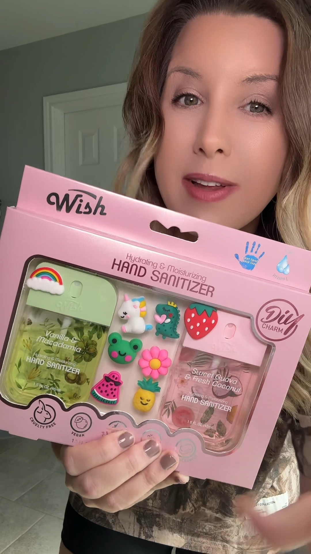 Such a fun gift idea for teens.  These hand sanitizer charms are adorable!  #handsanitizer #handsanitizercharms #handsanitizergiftset #giftset 

#LTKFindsUnder50 #LTKItBag #LTKBeauty