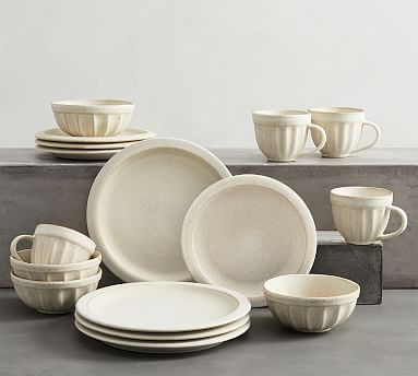 Mendocino Stoneware 16-Piece Dinnerware Set | Pottery Barn (US)