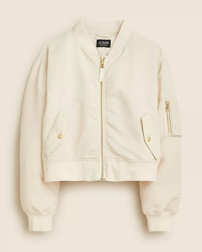 J crew bomber hot sale jacket womens