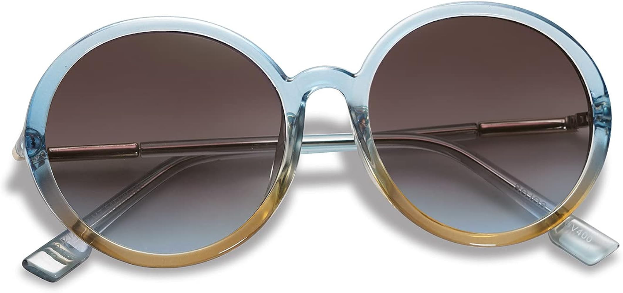 SOJOS Vintage Round Sunglasses for Women Classic Retro Designer Style SJ2121 | Amazon (US)