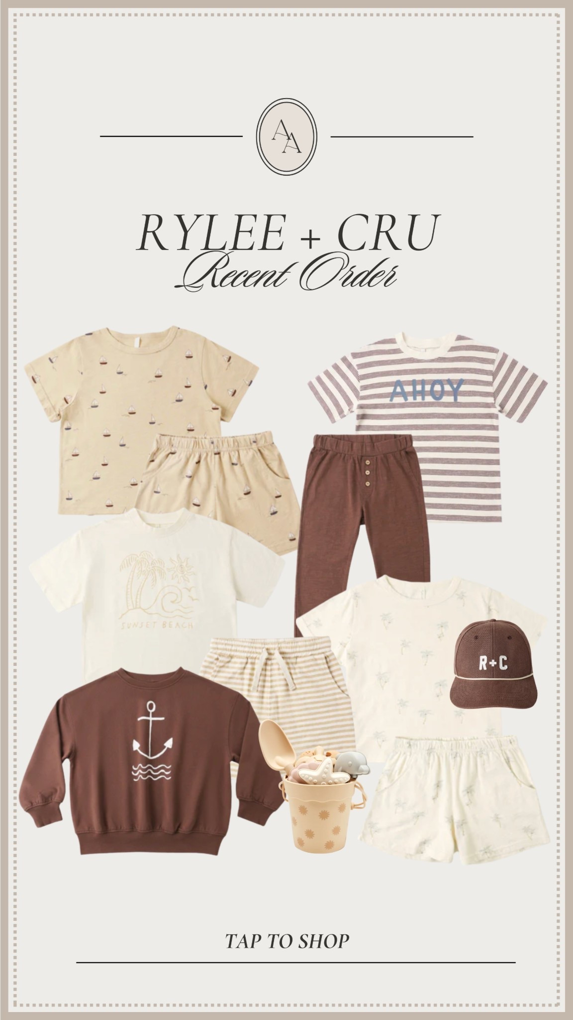 Recent order from Rylee + Cru for the boys! Getting ready for our spring break trip, summer, and all the warmer weather days! 🙌🏼 

#LTKBaby #LTKSeasonal #LTKKids