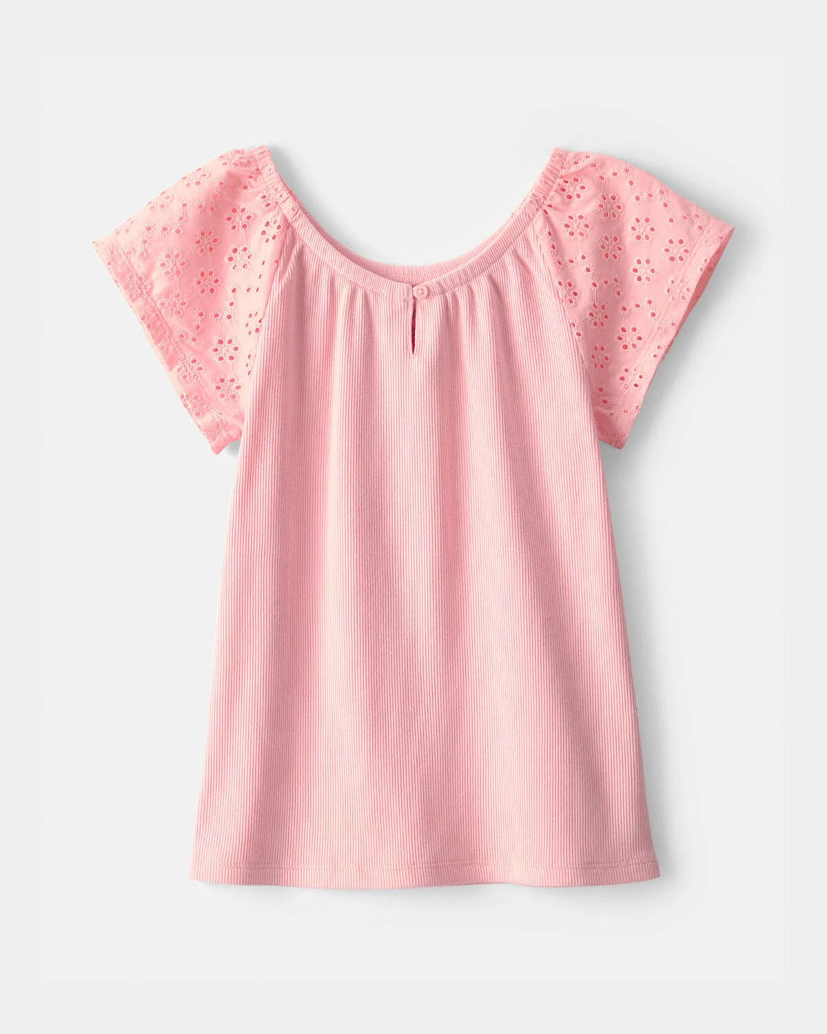 Girls Eyelet Top - Pink | Carter's | Carter's Inc