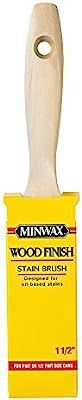Minwax 427280008 Wood Finish Stains 1.5" Trim-100% White China Bristle Brush/Roller/Applicator, 1... | Amazon (US)