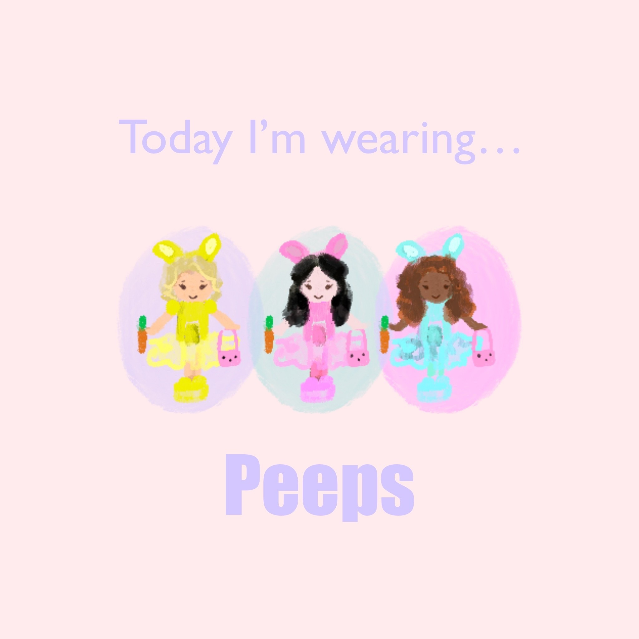 Today I’m wearing… Peeps 🐰 
What Polly Pocket fashion dreams are made of. 

#LTKootd #LTKKids #LTKSeasonal