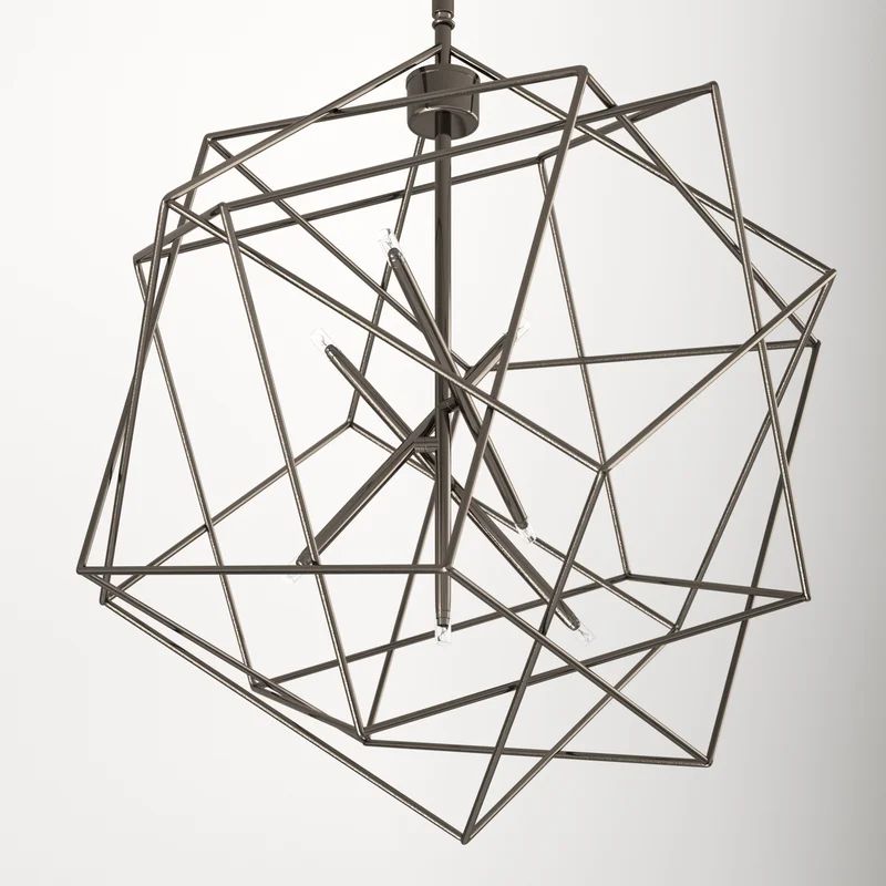 Ezo 7 - Light Geometric Chandelier | Wayfair North America